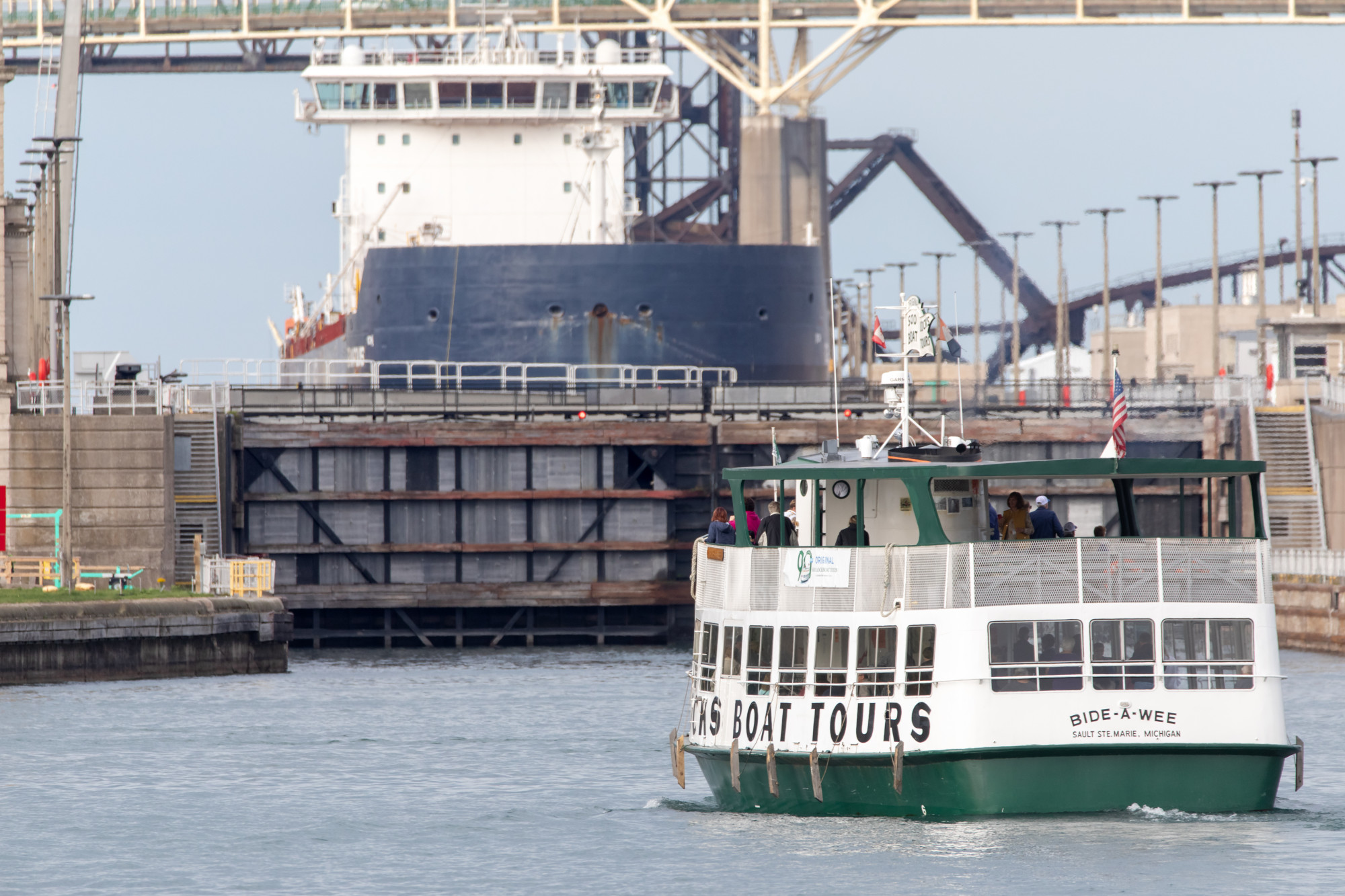 Original Soo Locks Boat Tours the best Attraction in Sault Ste. Marie, Michigan to see the Soo Locks!