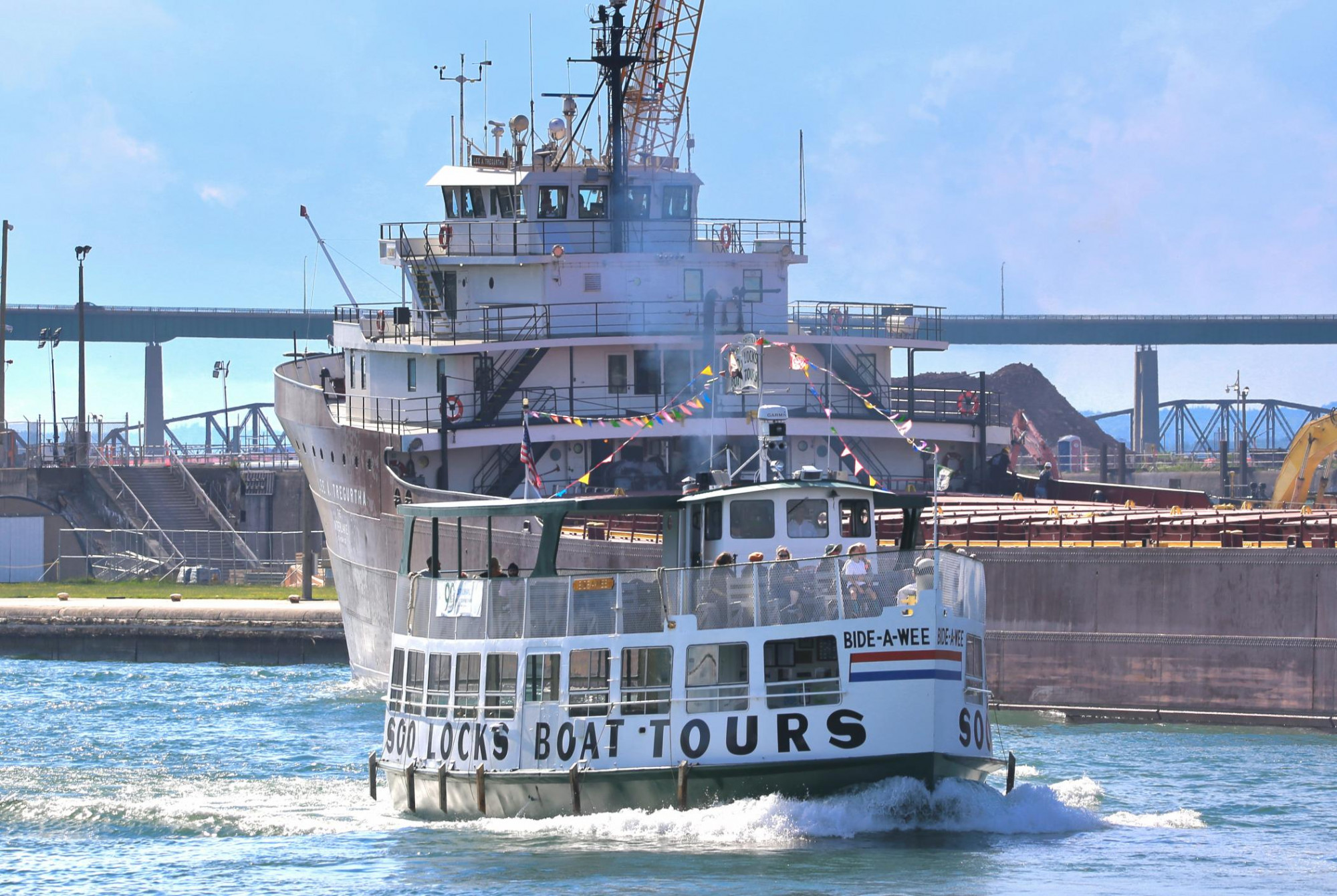 Michigan's Upper Peninsula Tours Original Soo Locks Tour Boat An Interlake Maritime Adventure