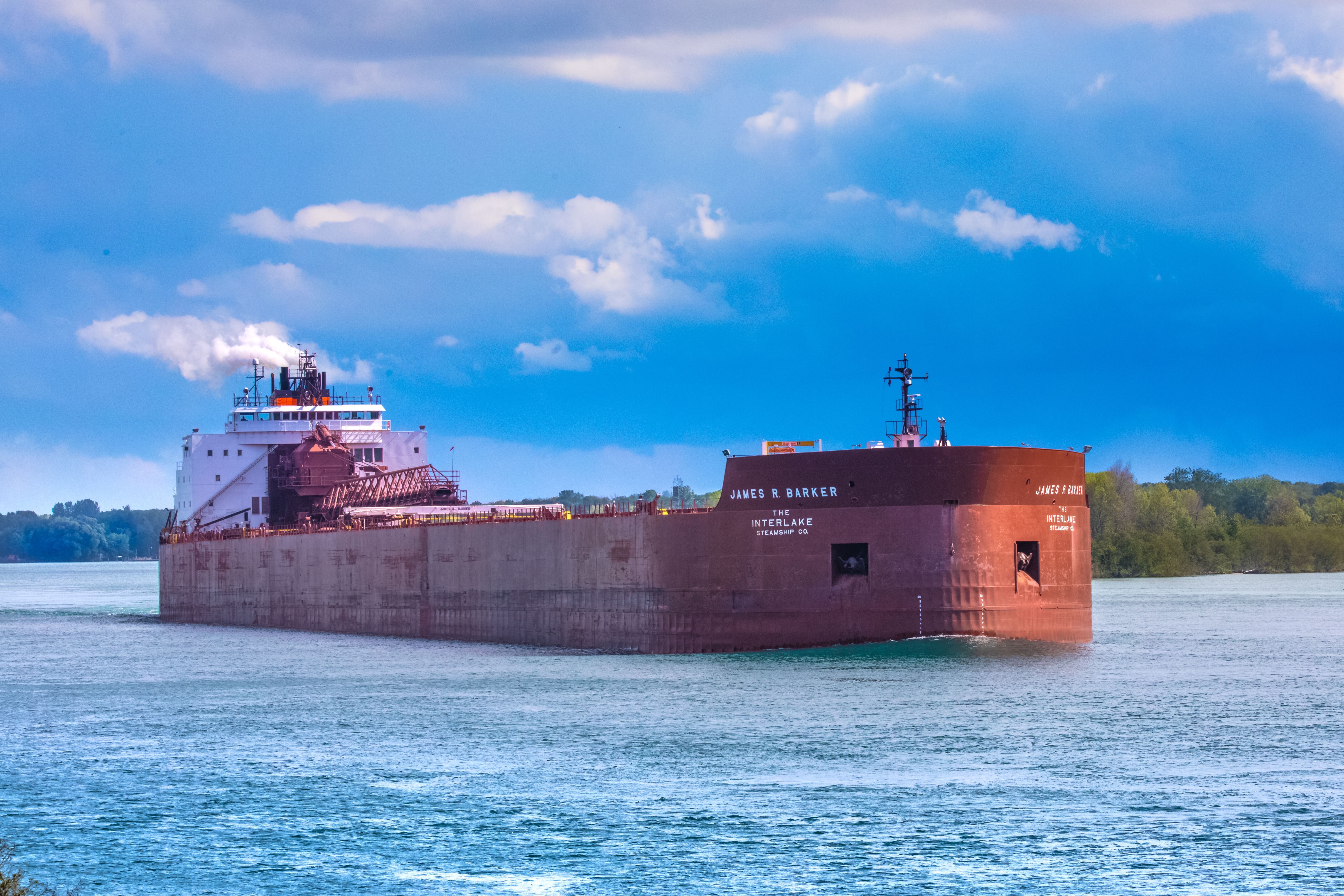 Guests enjoying a dinner cruise through the Soo Locks with the Original Soo Locks Boat Tours