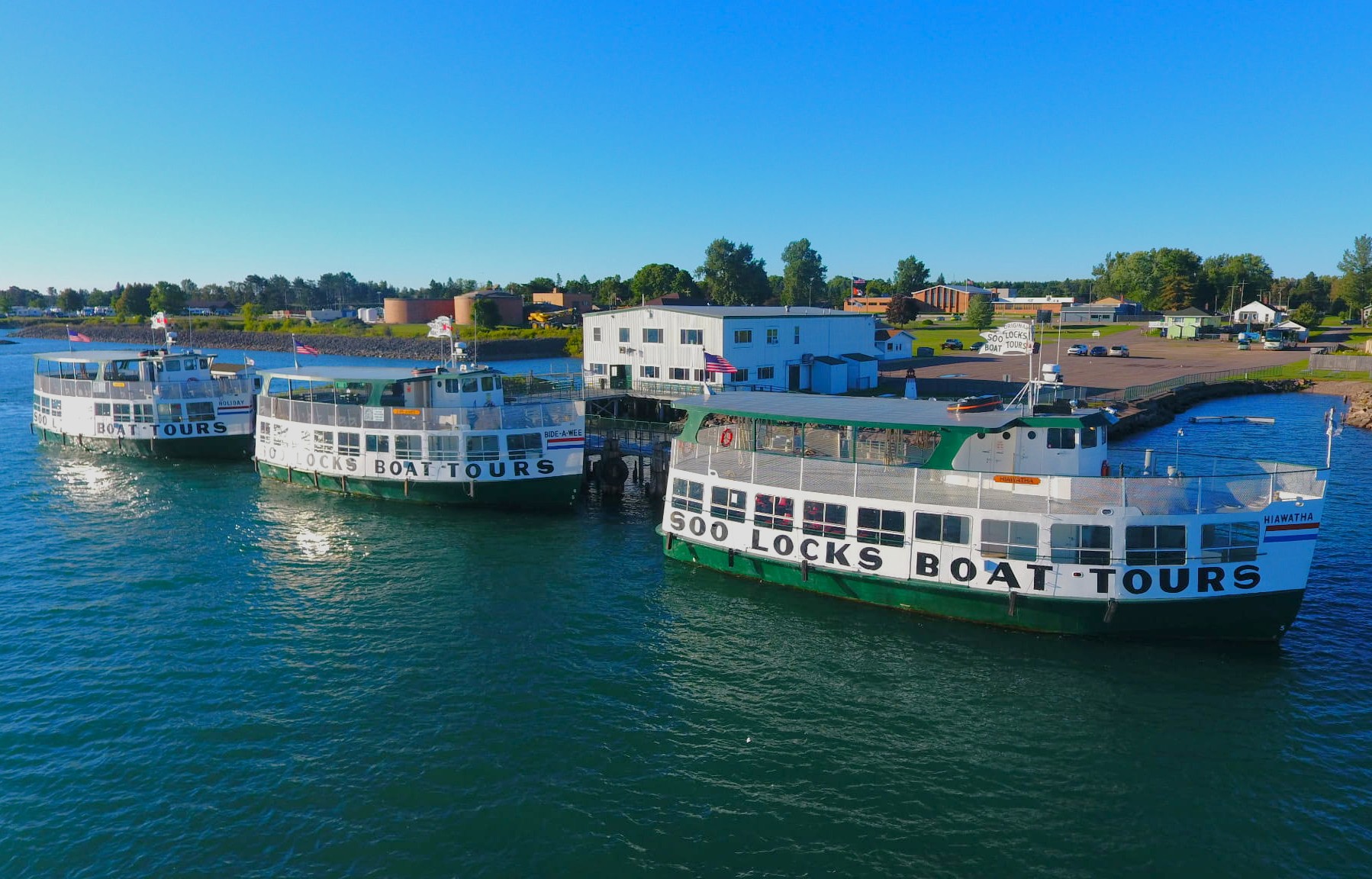 Original Soo Locks Boat Tours Dock #1 Sault Michigan
